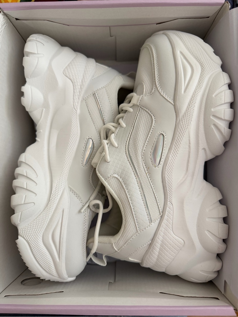 Spring Step White Sneakers - Berness Hanna